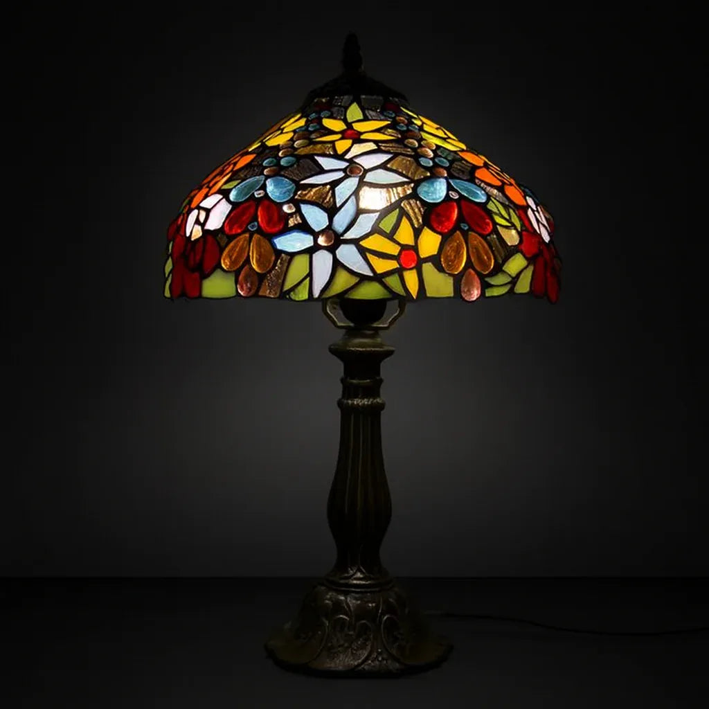 Tiffany Table Lamp - Garden Mosaic 12"