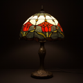 Tiffany Table Lamp - Tulip Garden 12"