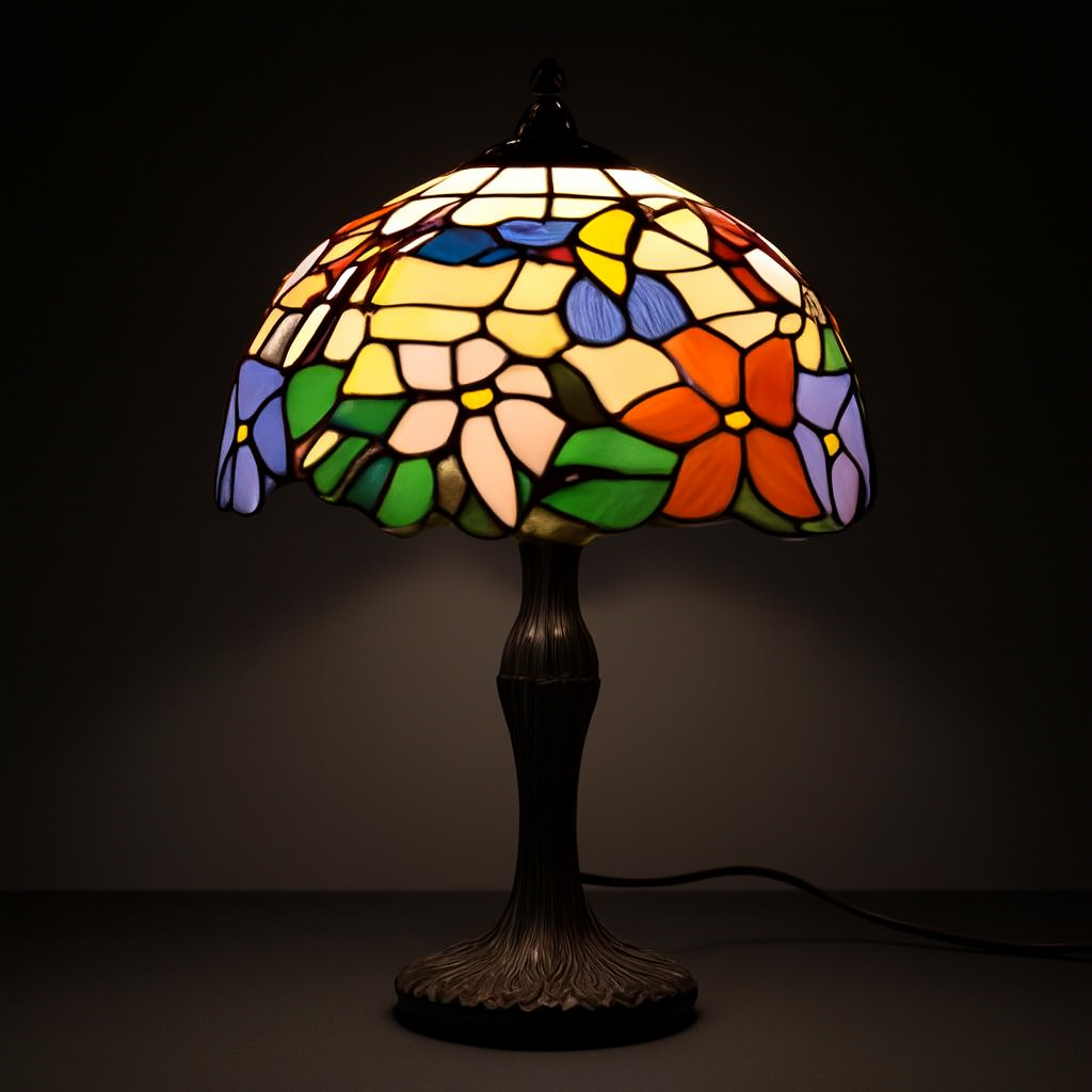 Tiffany Table Lamp - Garden Meadow 12"