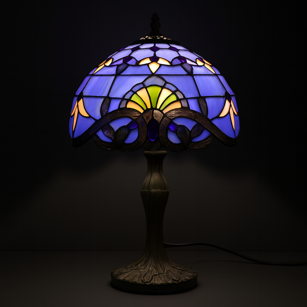 Tiffany Table Lamp - Baroque Sunrise 12"