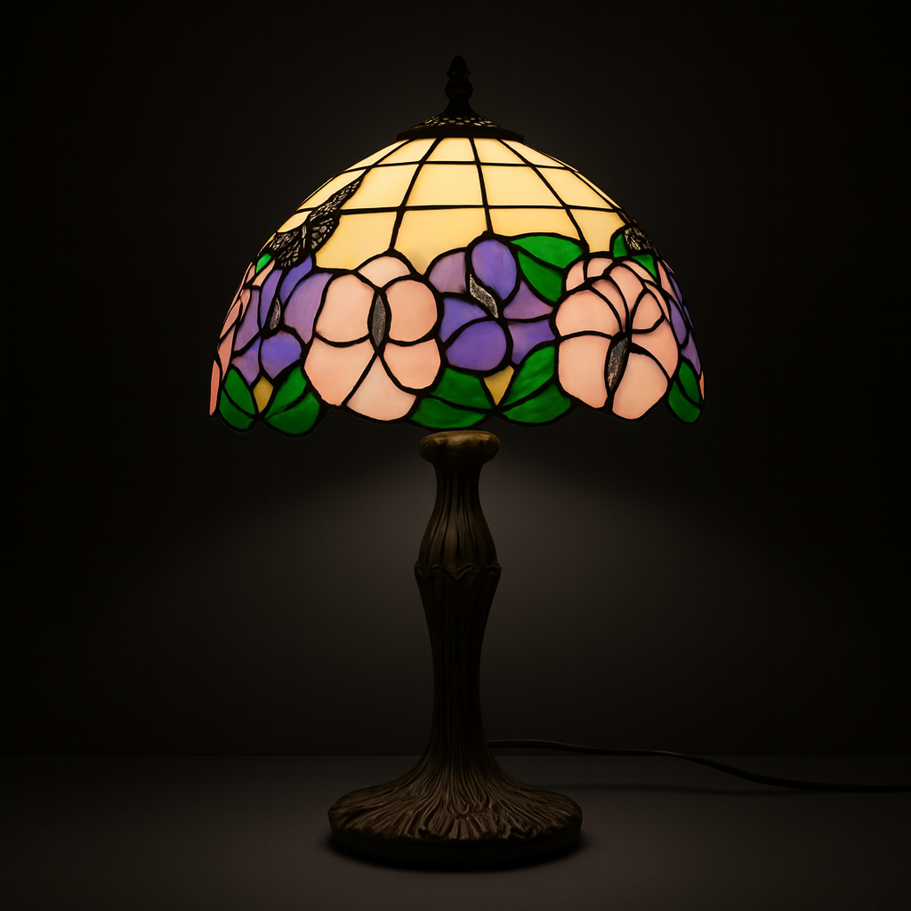Tiffany Table Lamp - Blossom Garden 12"