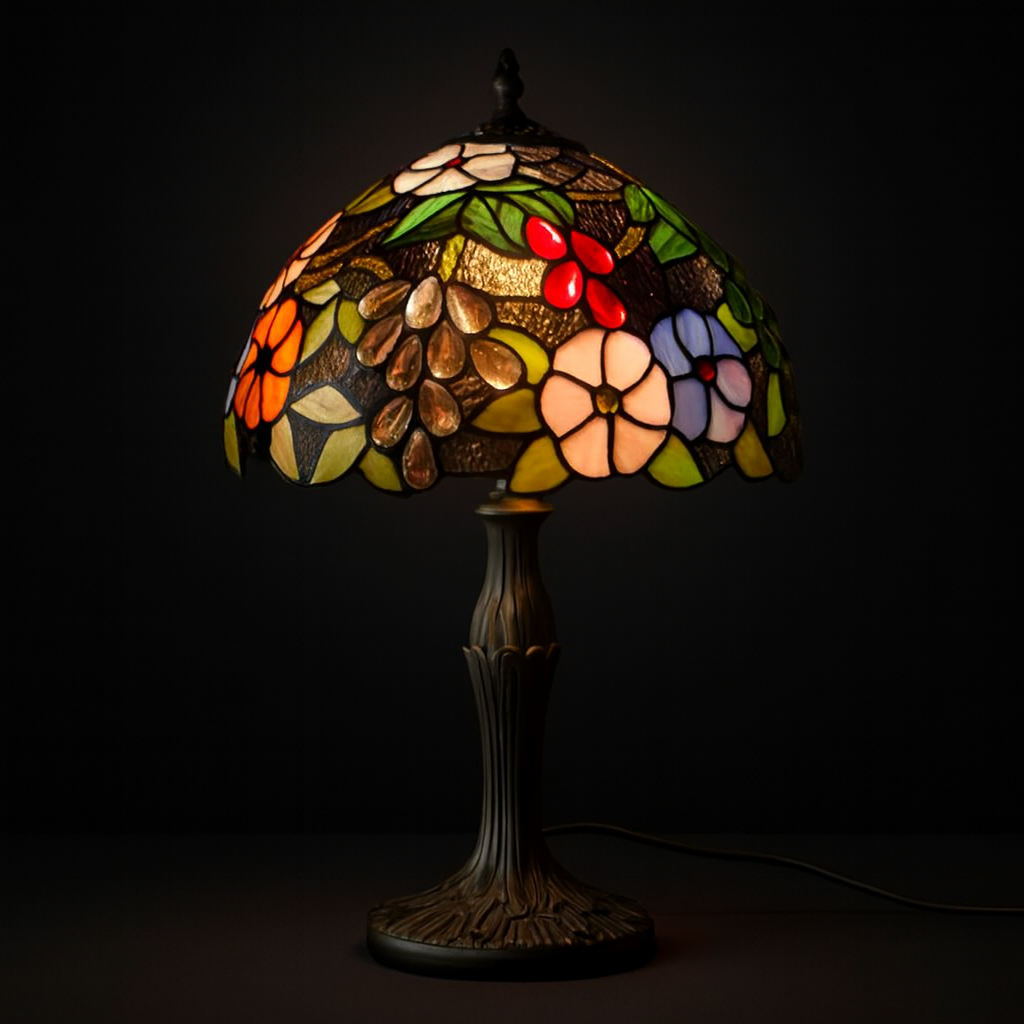 Tiffany Table Lamp - Garden Harvest 12"