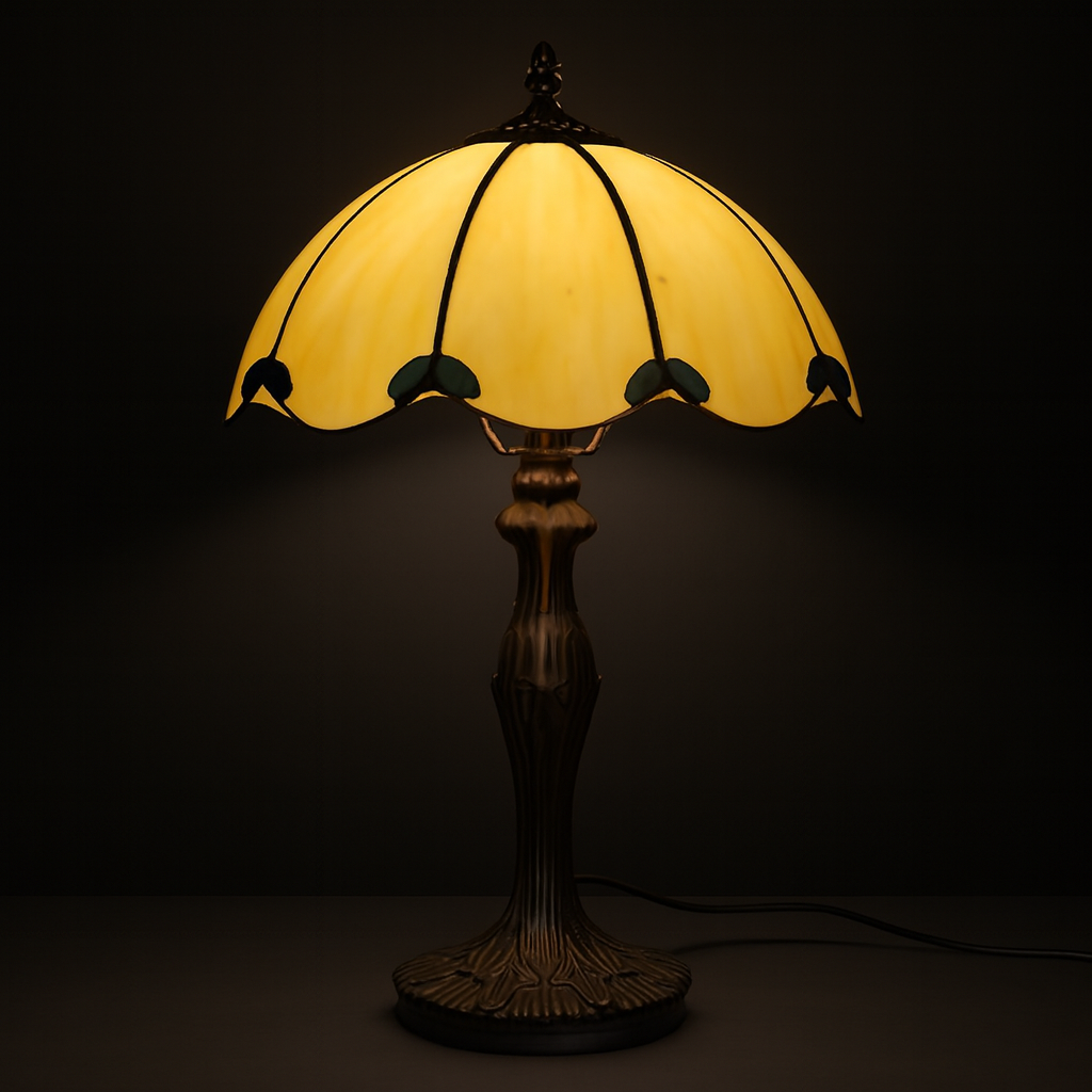Tiffany Table Lamp - Golden Sunset 12"