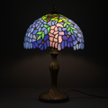Tiffany Table Lamp - Wisteria Dragonfly 12"