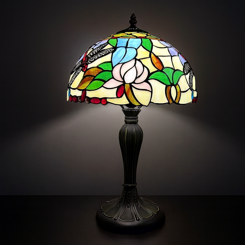 Tiffany Table Lamp - Baroque Sunrise 12"