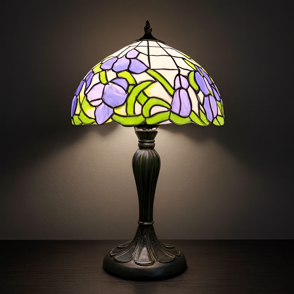 Tiffany Table Lamp - Rose Garden 12"