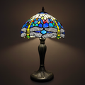 Tiffany Table Lamp - Dragonfly Lagoon 12"