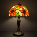 Tiffany Table Lamp - Sunflower Garden 12"