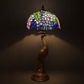 Tiffany Table Lamp - Wisteria Garden 12"