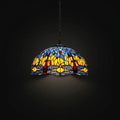 Tiffany Pendant Lamp - Azure Dragonfly 16"