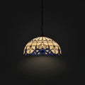 Tiffany Pendant Lamp - Midnight Sapphire 16"