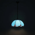Tiffany Pendant Lamp - Azure Petal 12"