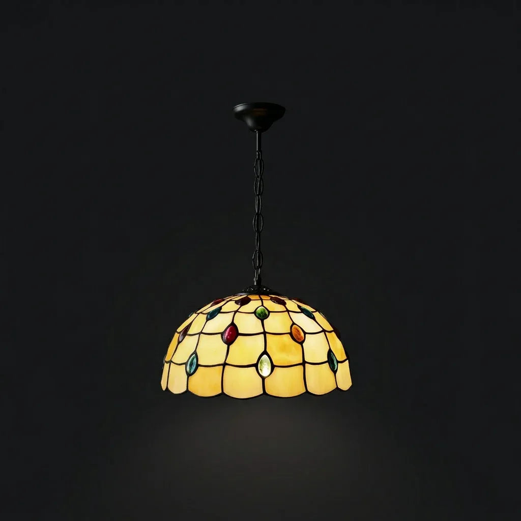 Tiffany Pendant Lamp - Jewel Mist 12"