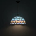 Tiffany Pendant Lamp - Skyline Pearl 12"