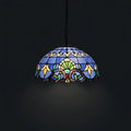 Tiffany Pendant Lamp - Sapphire Garden 16"