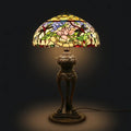 Tiffany Table Lamp - Lotus Dragonfly 18"