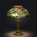 Tiffany Table Lamp - Lotus Meadow 18"