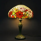 Tiffany Table Lamp - Autumn Bloom 16"