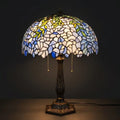 Tiffany Table Lamp - Blue Blossom 16"