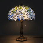 Tiffany Table Lamp - Blue Blossom 16"