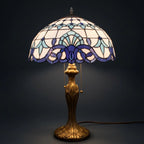 Tiffany Table Lamp - Sapphire Serenade 16"