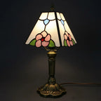 Tiffany Table Lamp - Square Rose 8"