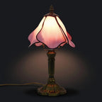 Tiffany Table Lamp - Pink Lotus 8"