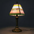Tiffany Table Lamp - Pyramid 6"