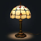 Tiffany Table Lamp - Phoenix Tail 8"
