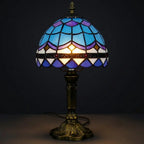 Tiffany Table Lamp - Sea & Sky 7"