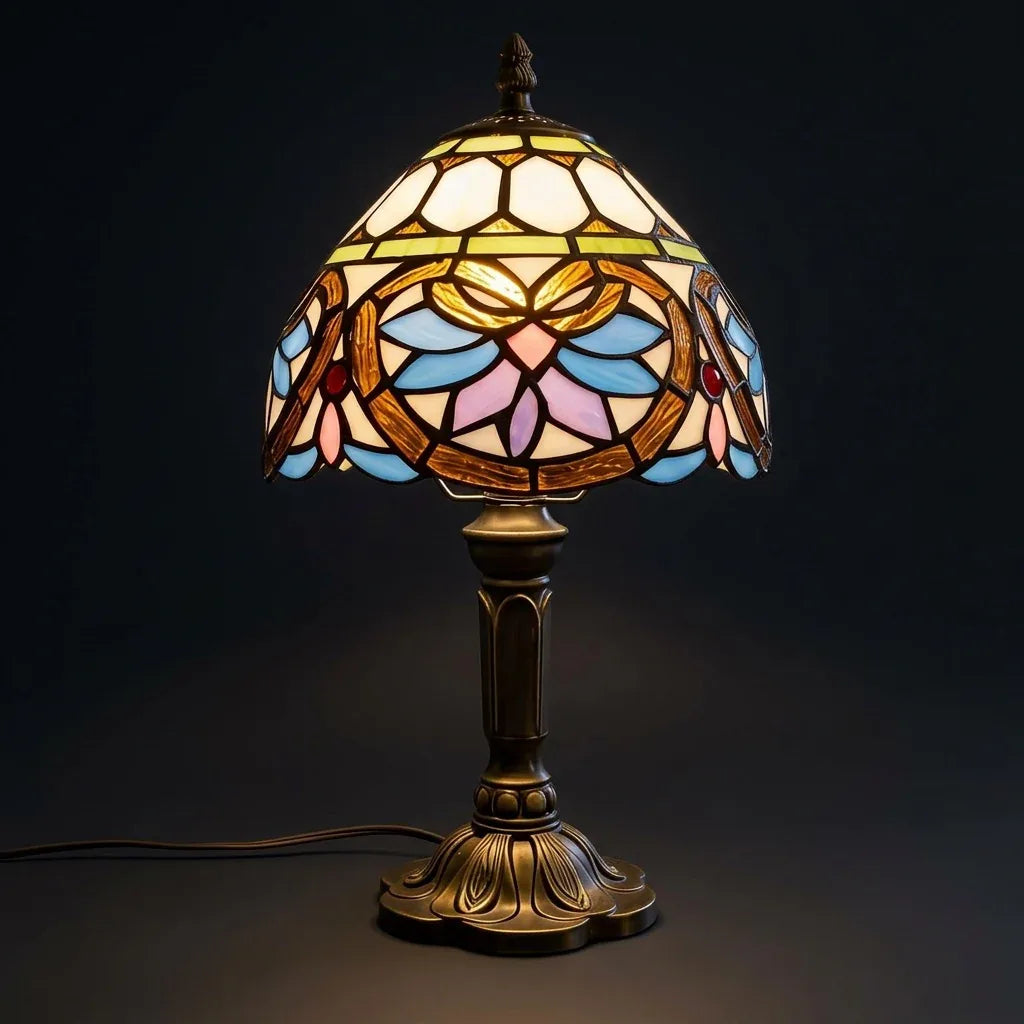 Tiffany Table Lamp - Lotus 7.5"