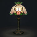 Tiffany Table Lamp - Crown Rose 8"