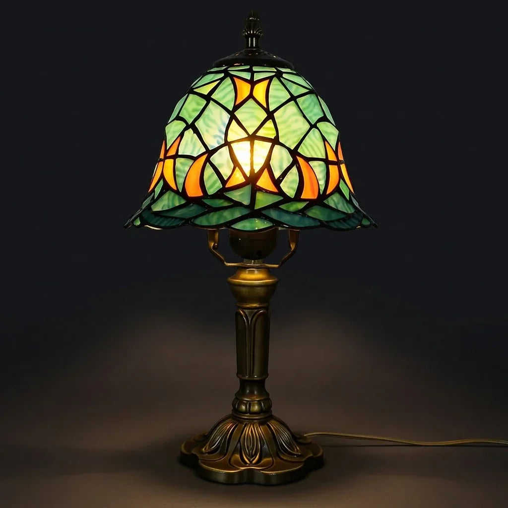 Tiffany Table Lamp - Herbal 8"