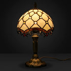 Tiffany Table Lamp - Honeycomb 8"