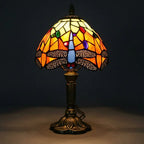 Tiffany Table Lamp - Blue Dragonfly 8"