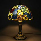 Tiffany Table Lamp - Grape 8"