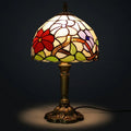 Tiffany Table Lamp - Three Flower 8"