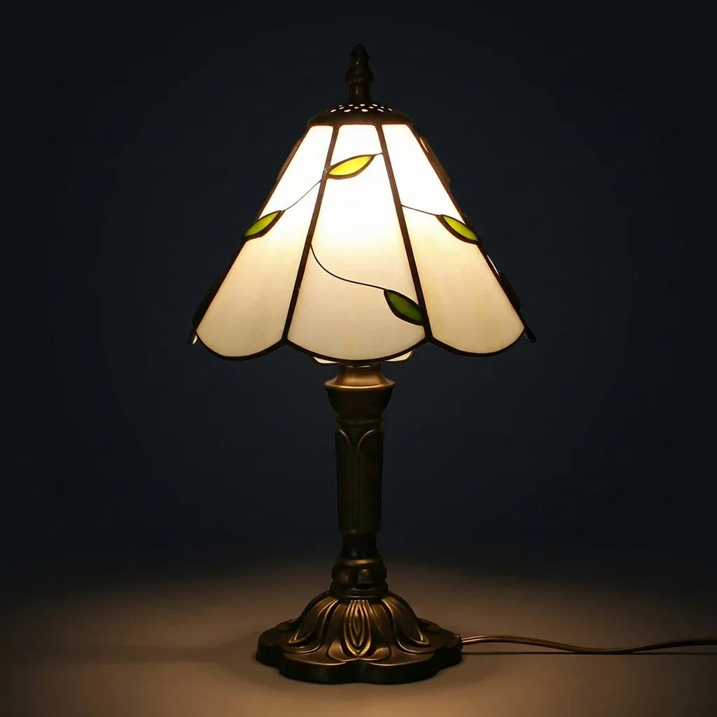 Tiffany Table Lamp - Leaf 8"