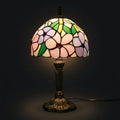 Tiffany Table Lamp - Four Flowers 8"