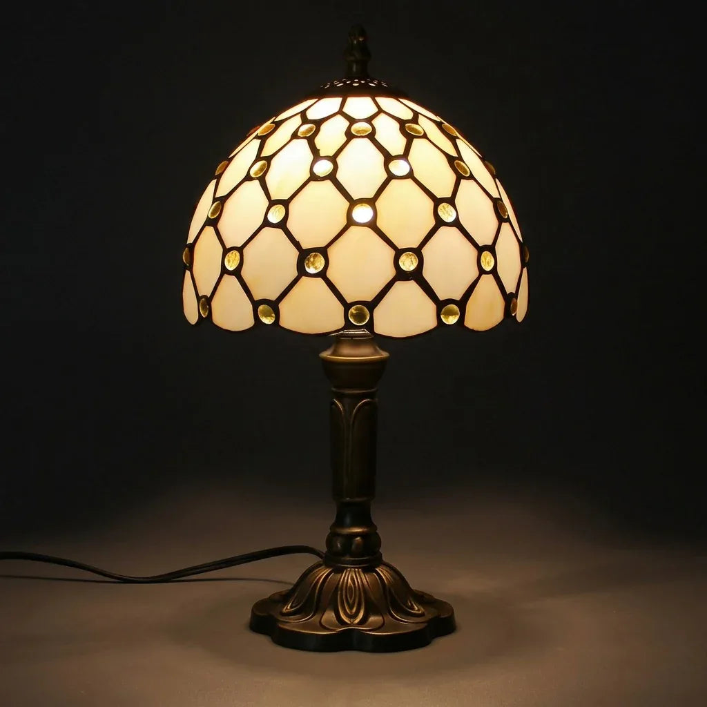 Tiffany Table Lamp - Beads 8"