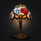 Tiffany Table Lamp - Beads Rose 8"