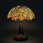 Tiffany Table Lamp - Amber Canopy 20.5"