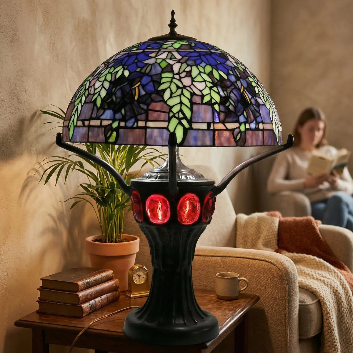 Tiffany Table Lamp - Wisteria 20"