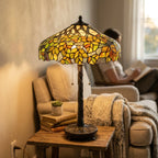 Tiffany Table Lamp - Autumn Canopy Mosaic 20"