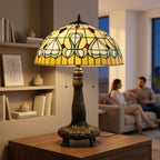 Tiffany Table Lamp - Honey Clover Ribbon 20"