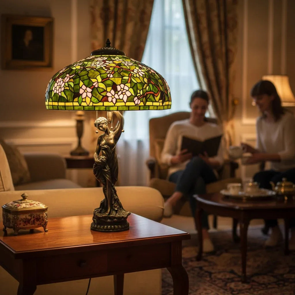 Tiffany Table Lamp - Blossom Canopy 20"