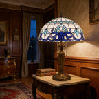 Tiffany Table Lamp - Sapphire Serenade 16" My Store