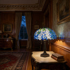 Tiffany Table Lamp - Blue Blossom 16" My Store