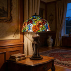 Tiffany Table Lamp - Rosewood Garden 16" My Store