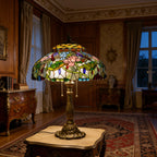 Tiffany Table Lamp - Lotus Meadow 18" My Store
